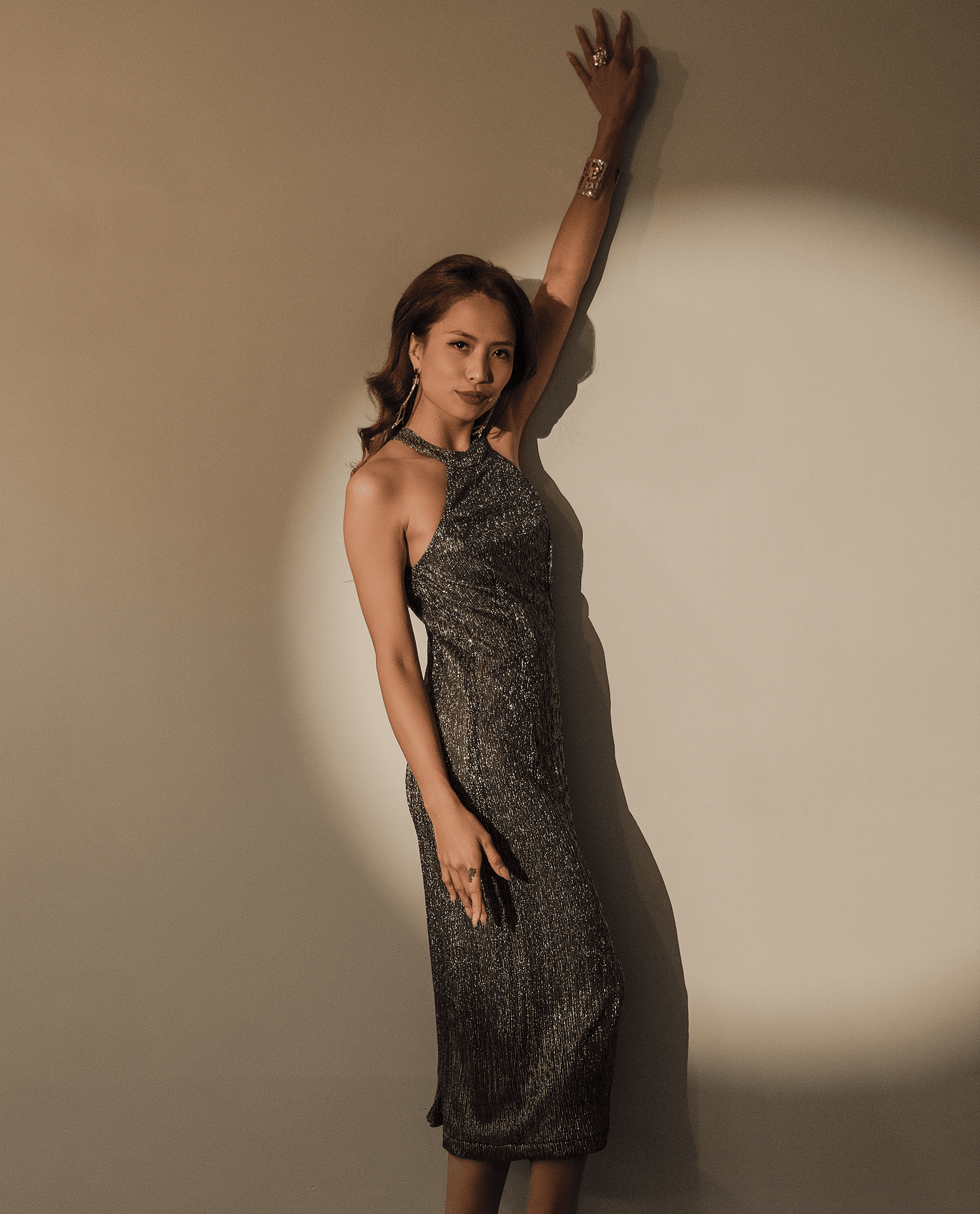 Đầm Cổ Yếm Halter Ánh Dạ DRE180 - Hity