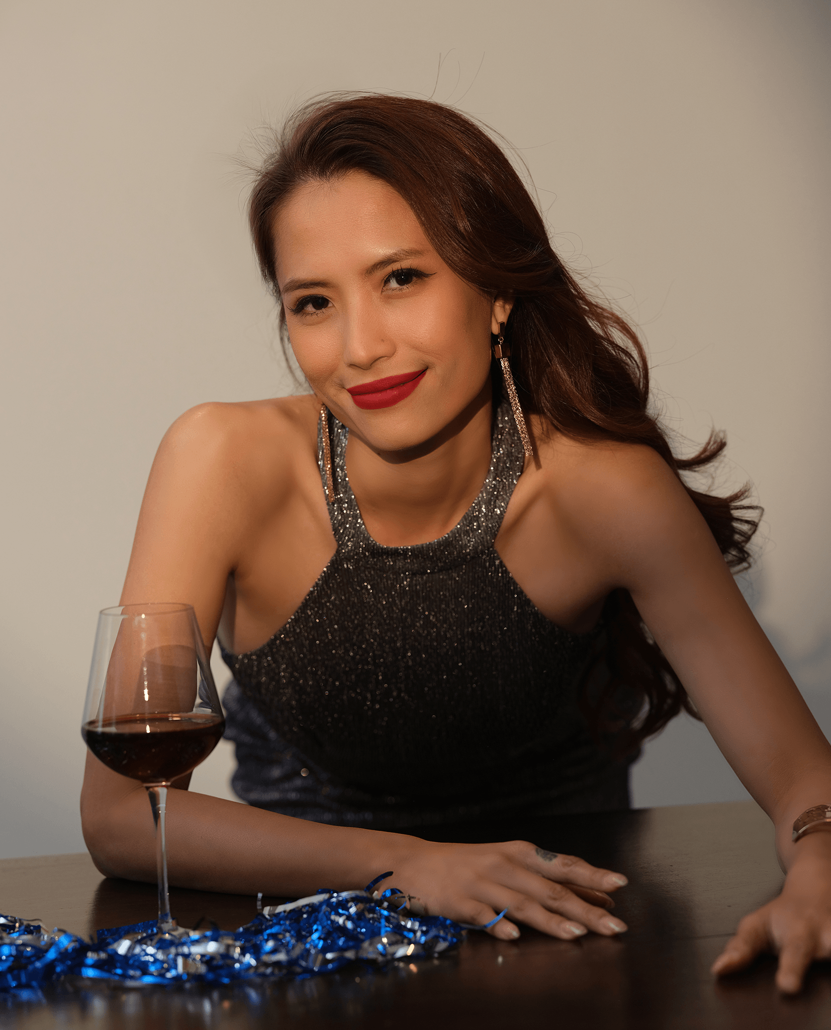 Đầm Cổ Yếm Halter Ánh Dạ DRE180 - Hity