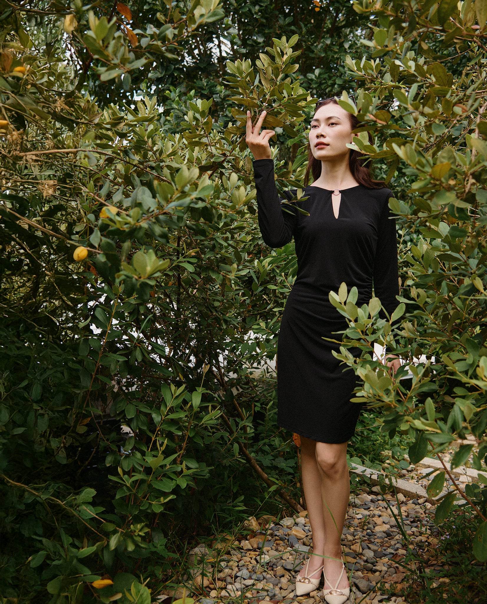 Đầm Ôm Đắp Vạt Miên DRE189 - Hity