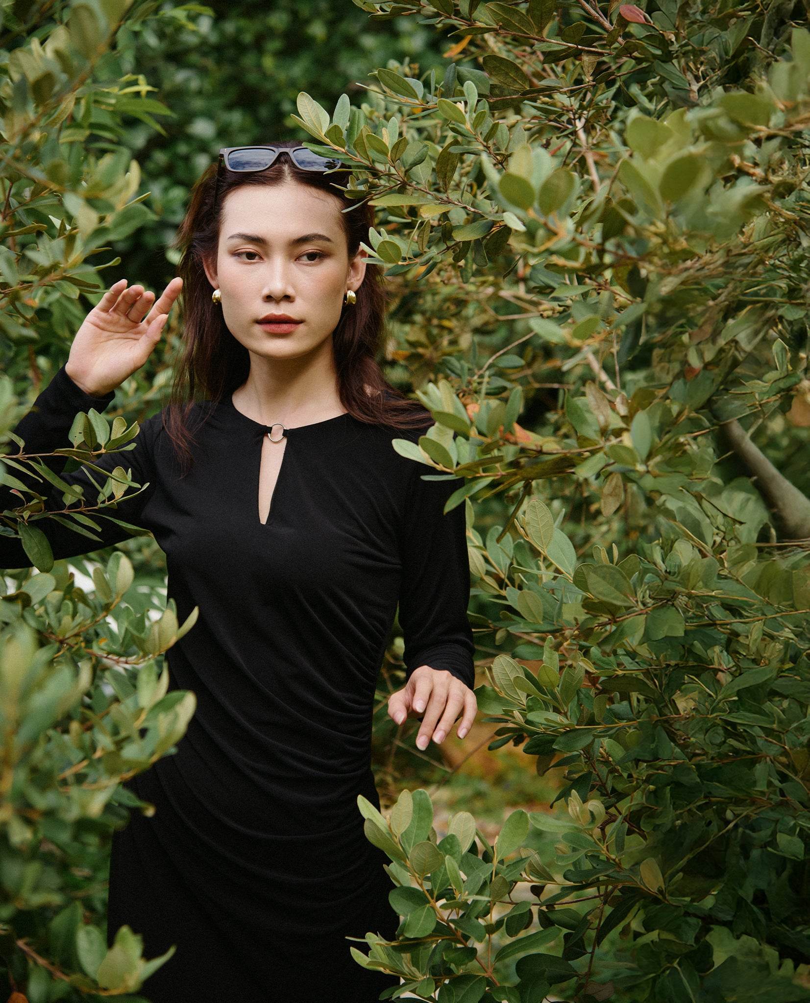 Đầm Ôm Đắp Vạt Miên DRE189 - Hity