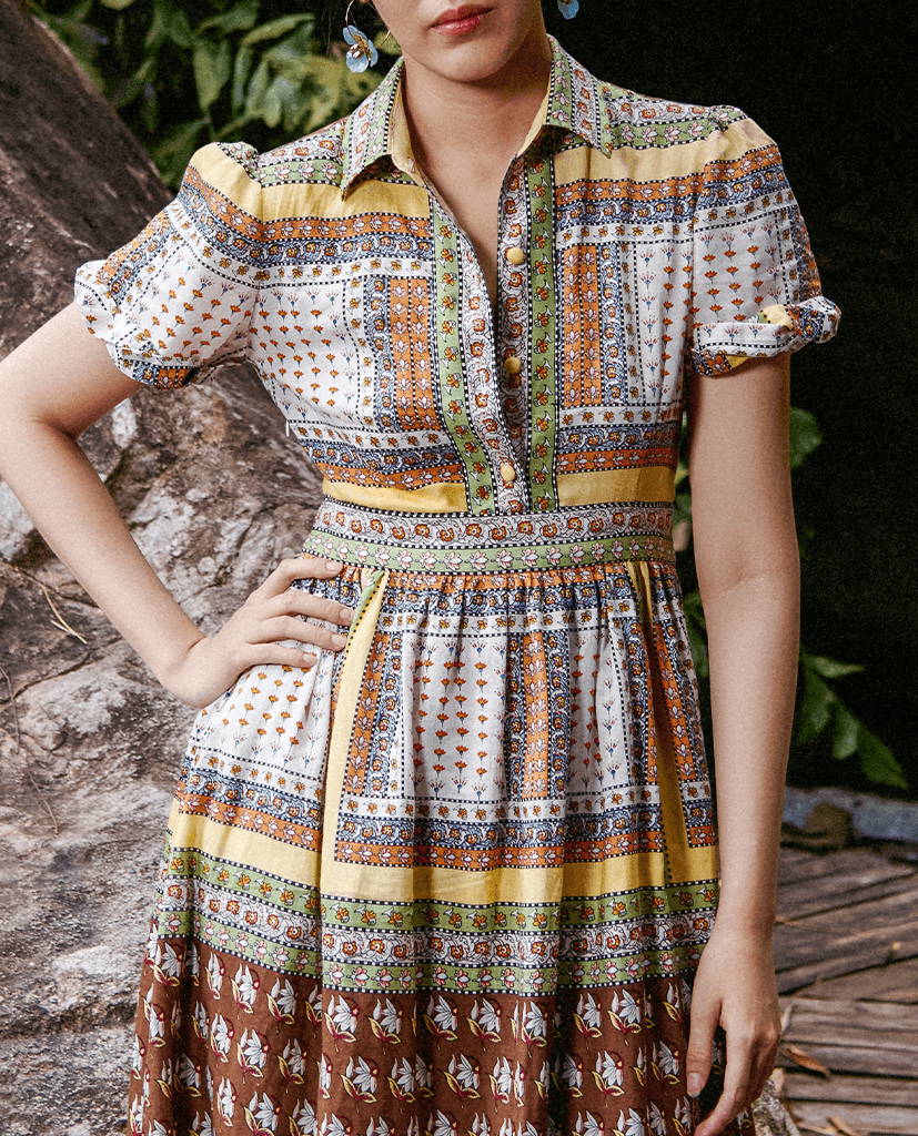 Đầm Sơ Mi Linen Bohemian DRE228 - Hity