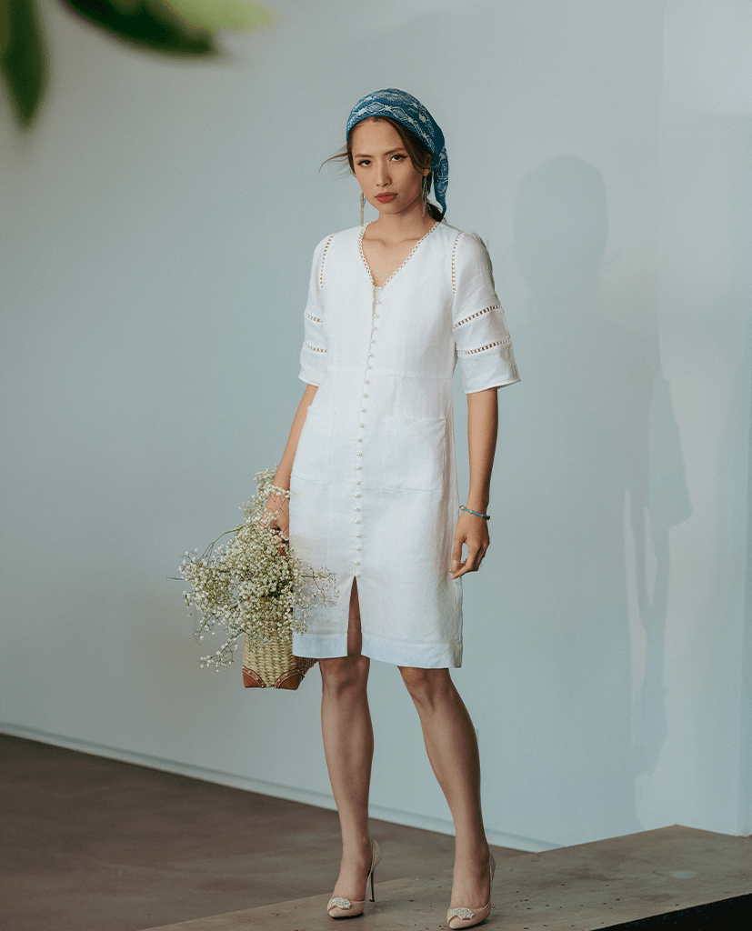 Đầm Suông Linen Sương DRE137 - Hity