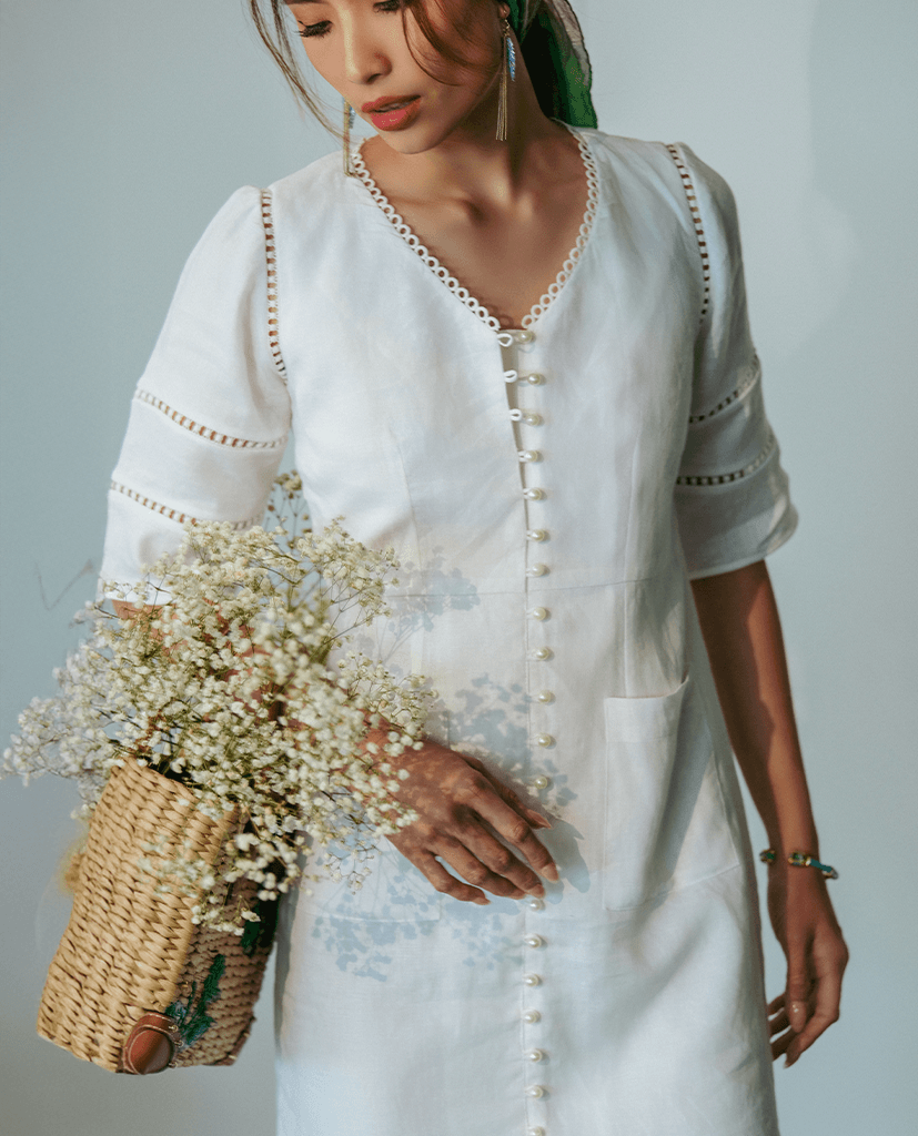 Đầm Suông Linen Sương DRE137 - Hity