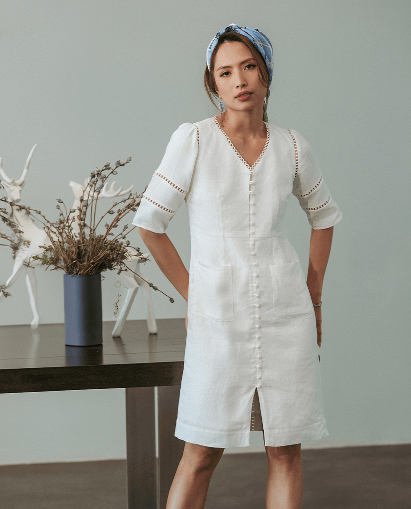 Đầm Suông Linen Sương DRE137 - Hity