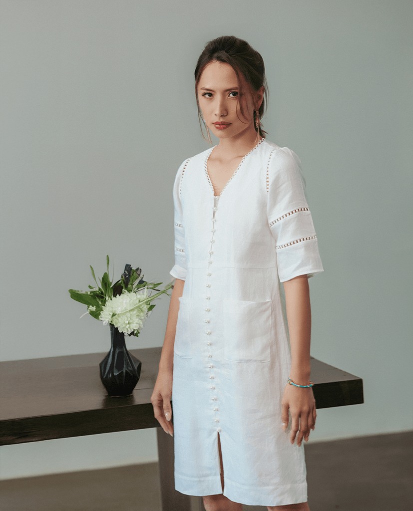 Đầm Suông Linen Sương DRE137 - Hity