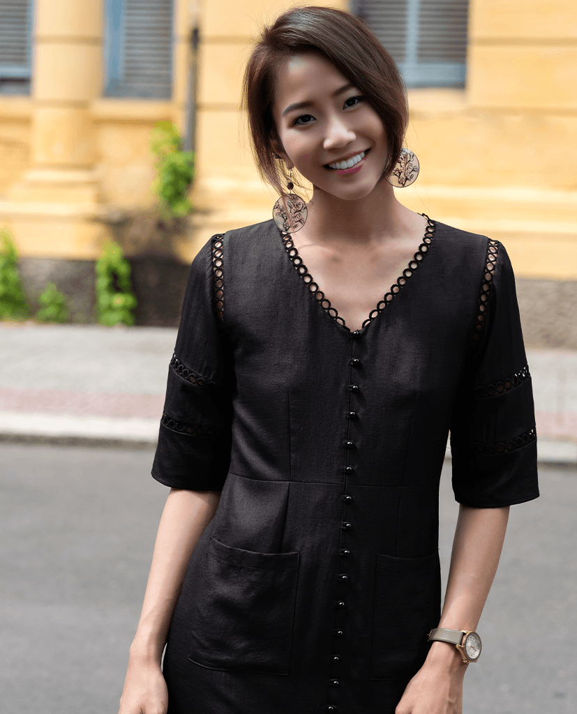 Đầm Suông Linen Tịch Luyến DRE137 - Hity