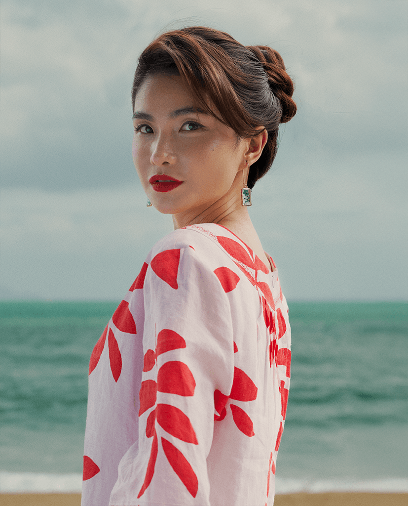 Đầm Suông Linen Thêu Phúc DRE233 - Hity