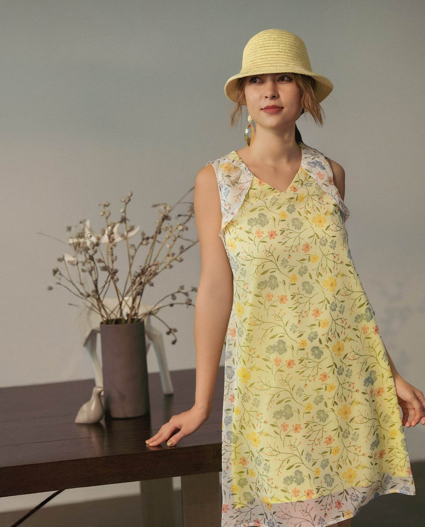 Đầm Suông Sát Nách Soleil DRE193 - Hity