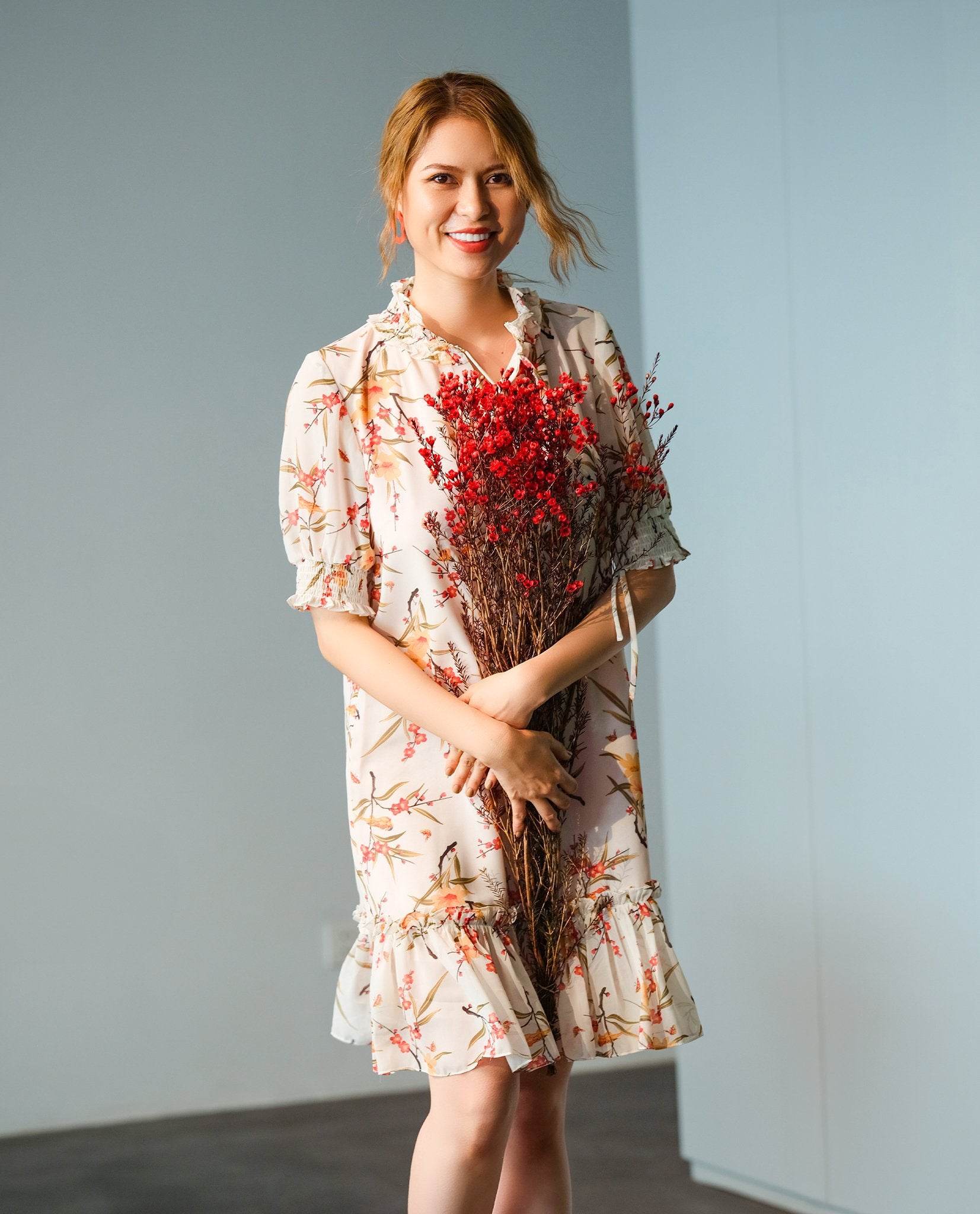 Đầm Babydoll Đào DRE159 - Hity