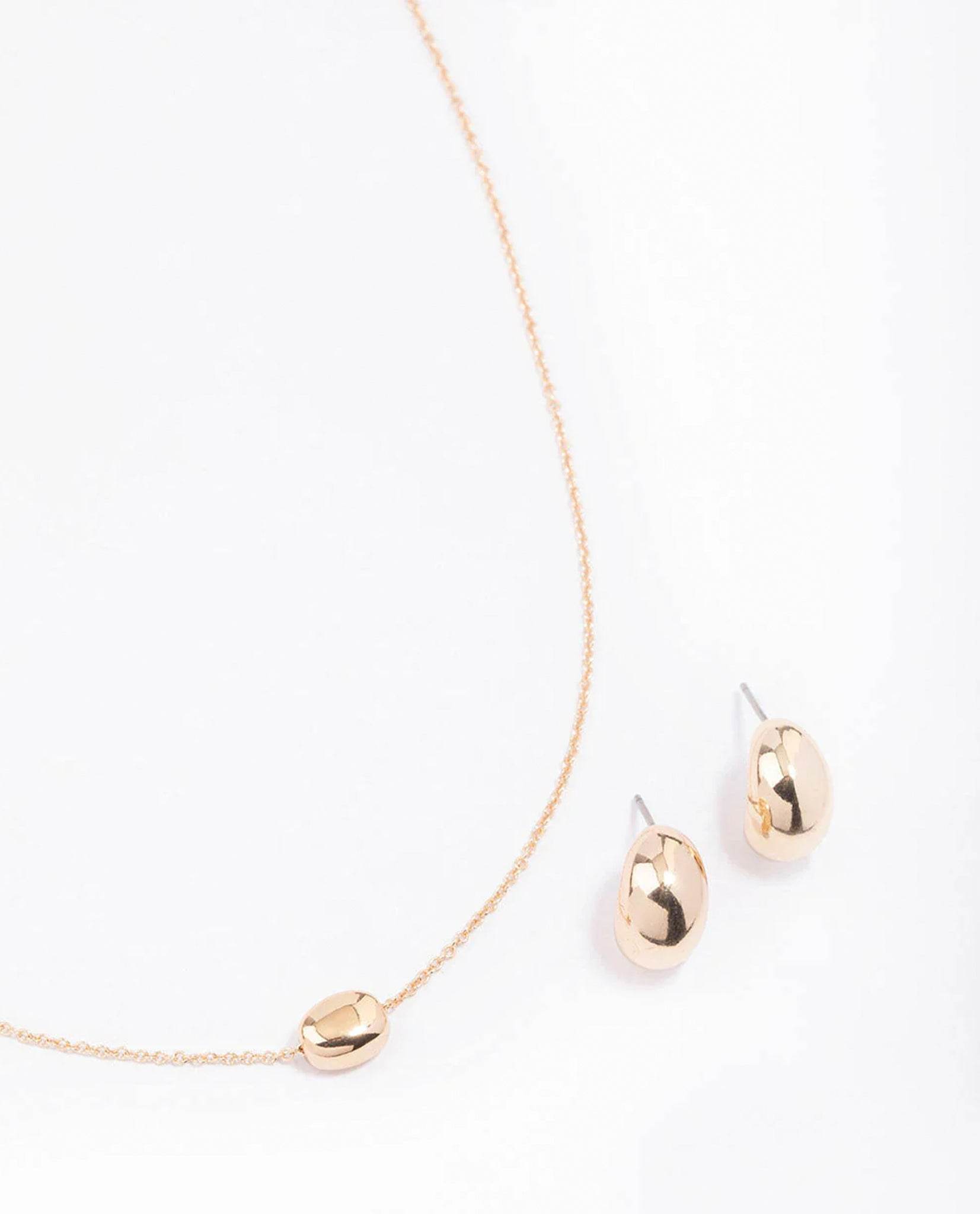 Bộ Dây Chuyền Bông Tai Nụ ACC072 - Hity