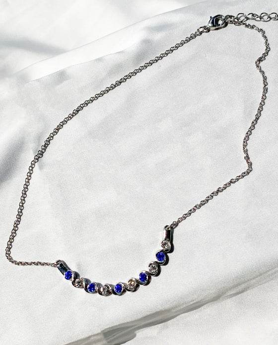 Vòng Cổ Pha Lê Xanh Sky ACC356 - Hity