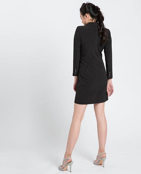 Đầm Blazer Sọc Ô DRE080 - Hity