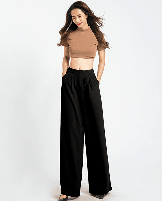 Quần Ống Rộng Palazzo Shak PAN030 - Hity