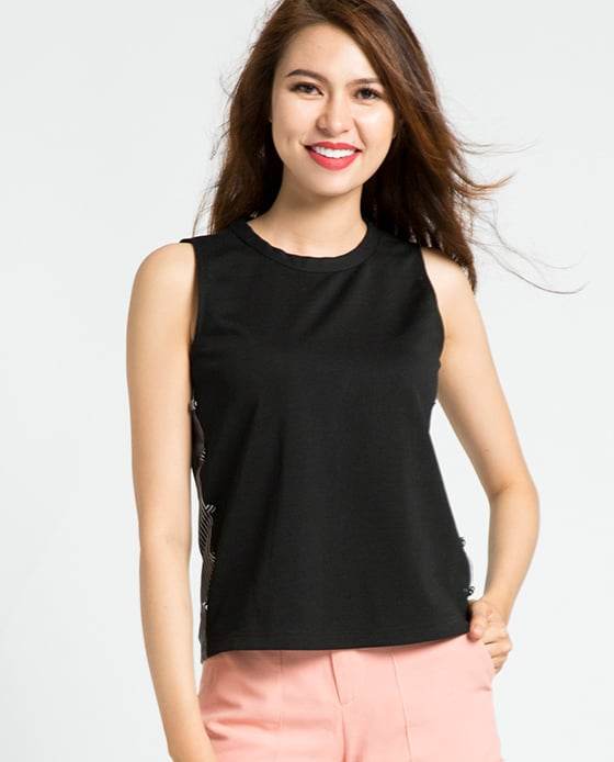 Áo T.shirt Không Tay Miu TOP084 - Hity