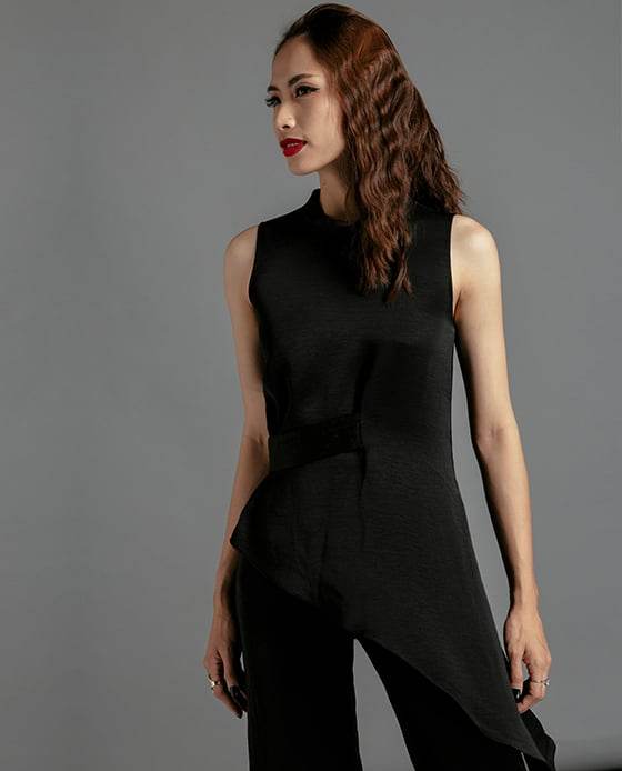 Áo Lệch Tà Peplum Dạ TOP118 - Hity