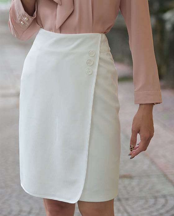 Váy Đắp Vạt Poeny SKI029 - Hity