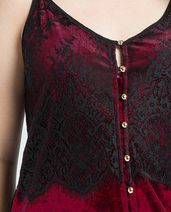 Áo Hai Dây Nhung Mật Ngọc TOP080 - Hity