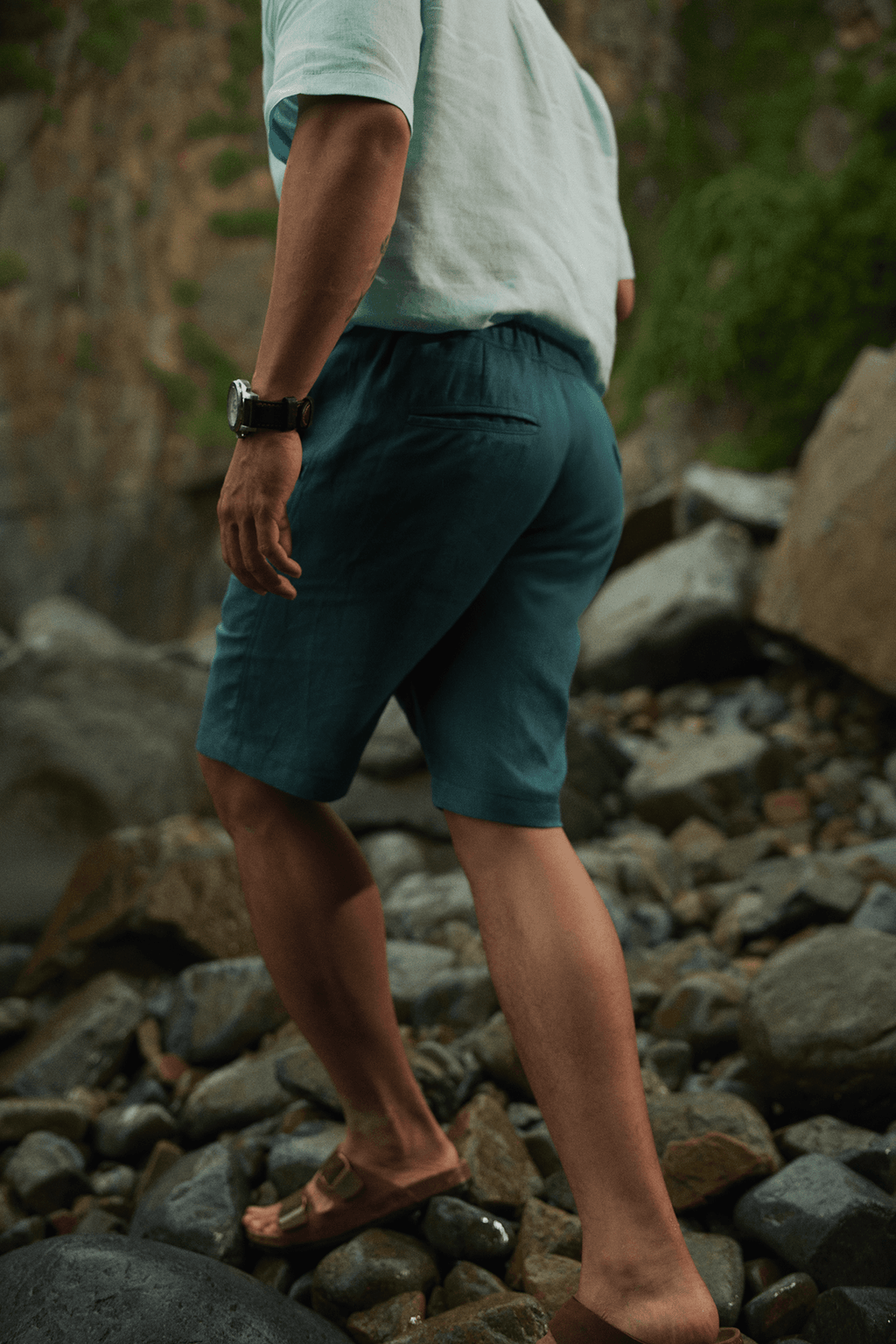 Quần Shorts Linen Hải Nham PANM04 - Hity