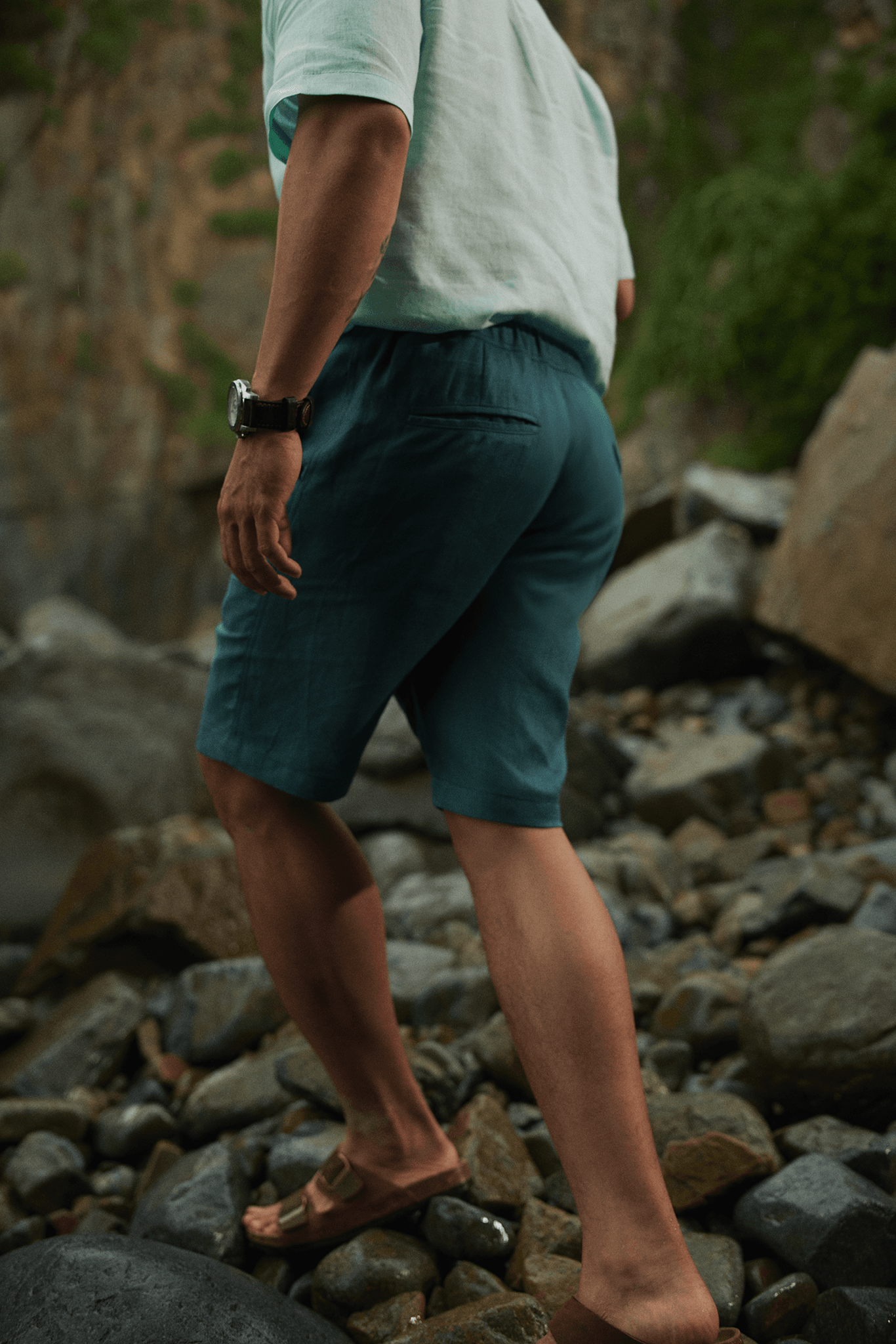 Quần Shorts Linen Hải Nham PANM04 - Hity