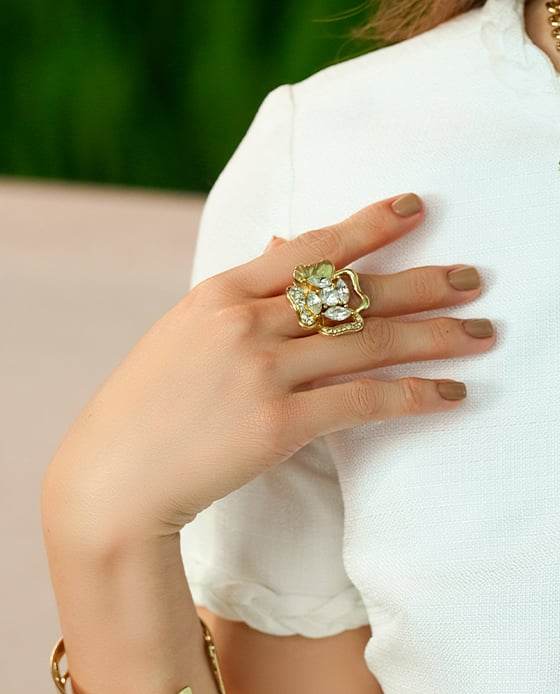 Nhẫn Cỏ 4 Lá ACC136 - Hity