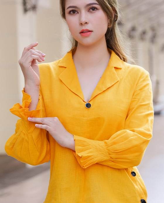 Áo Cổ Ve Linen Susan TOP148 - Hity