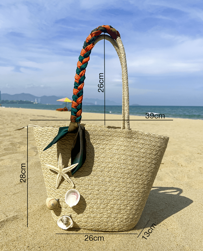 Giỏ Cói Hình Thang ACC008 - Hity