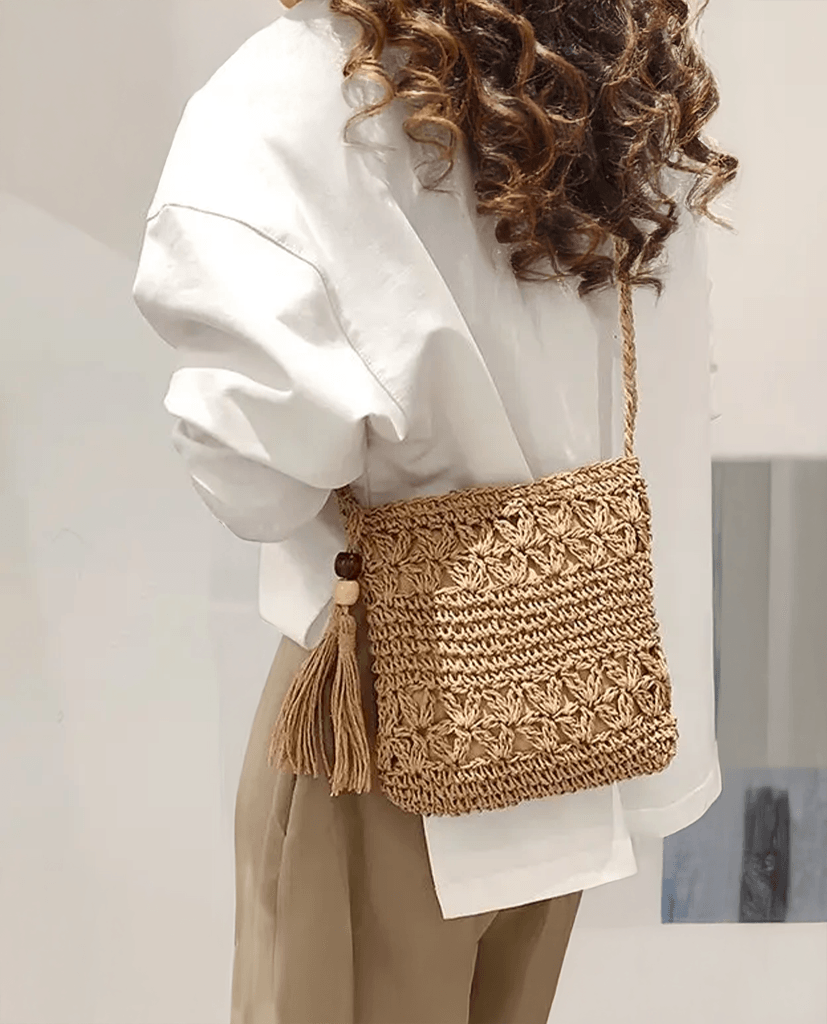 Giỏ Cói Đeo Chéo Tote ACC239 - Hity