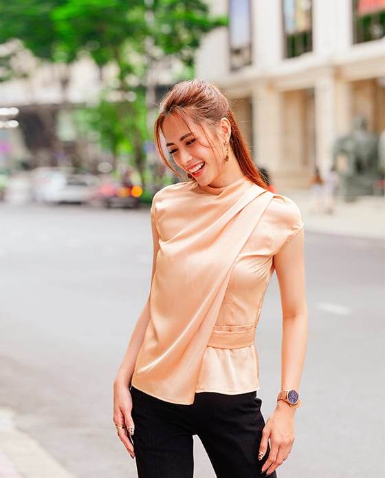 Áo Lụa Thắt Eo Juliet TOP160 - Hity