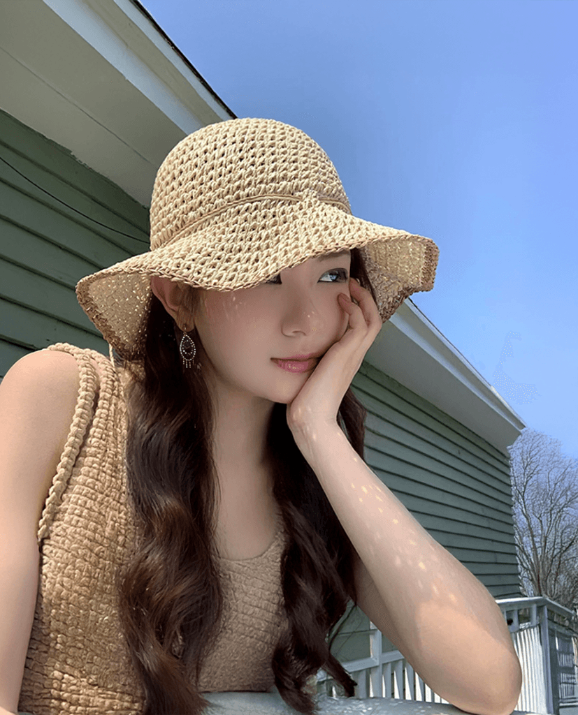 Mũ Cói Vành Rộng ACC110 - Hity