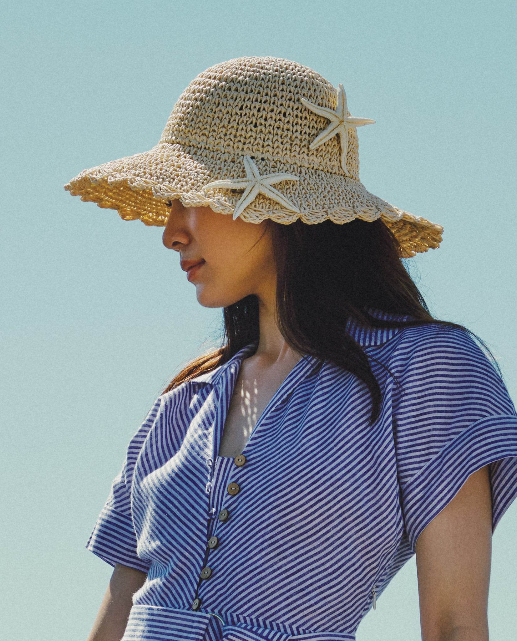 Mũ Cói Rộng Vành ACC411 - Hity