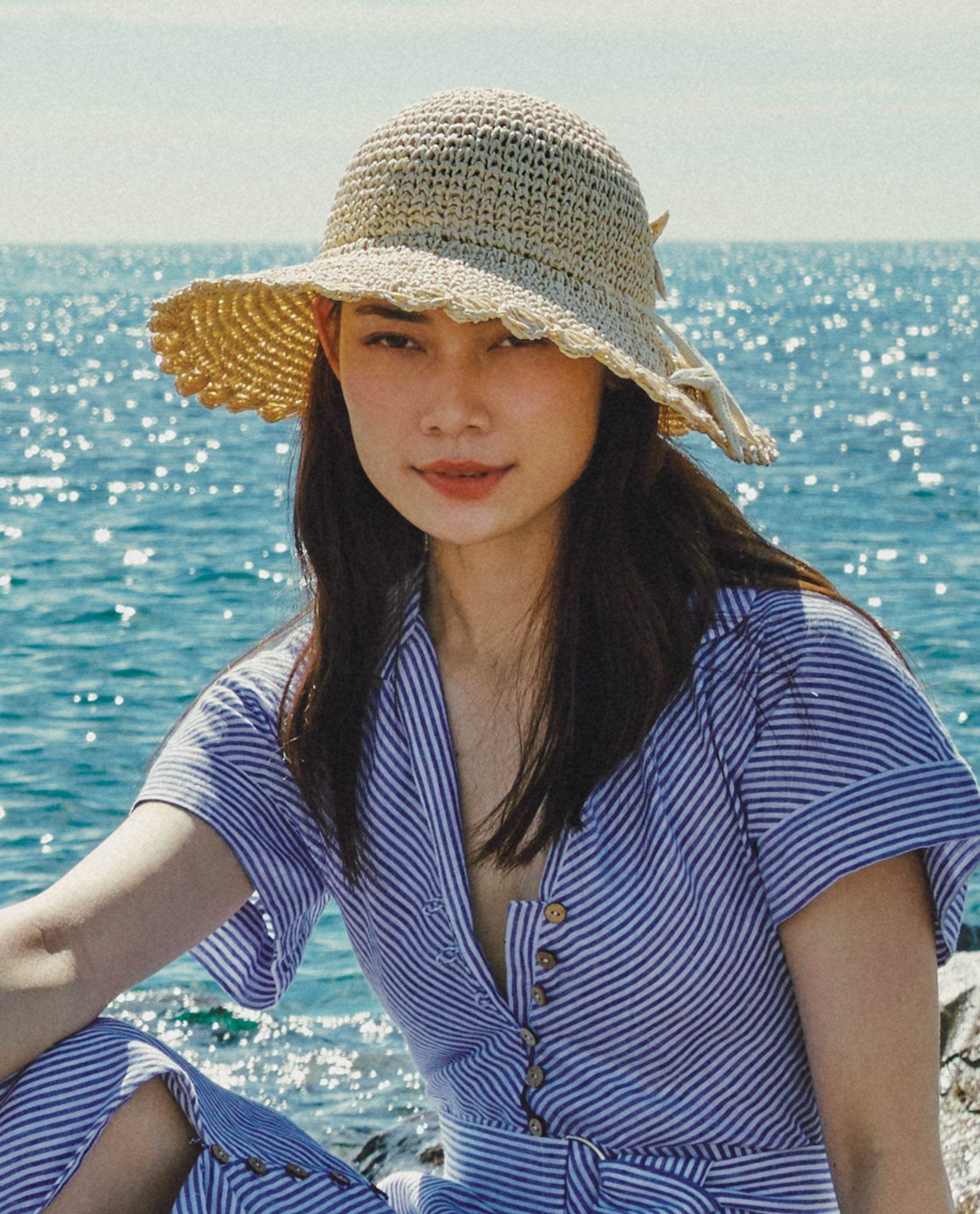 Mũ Cói Rộng Vành ACC411 - Hity