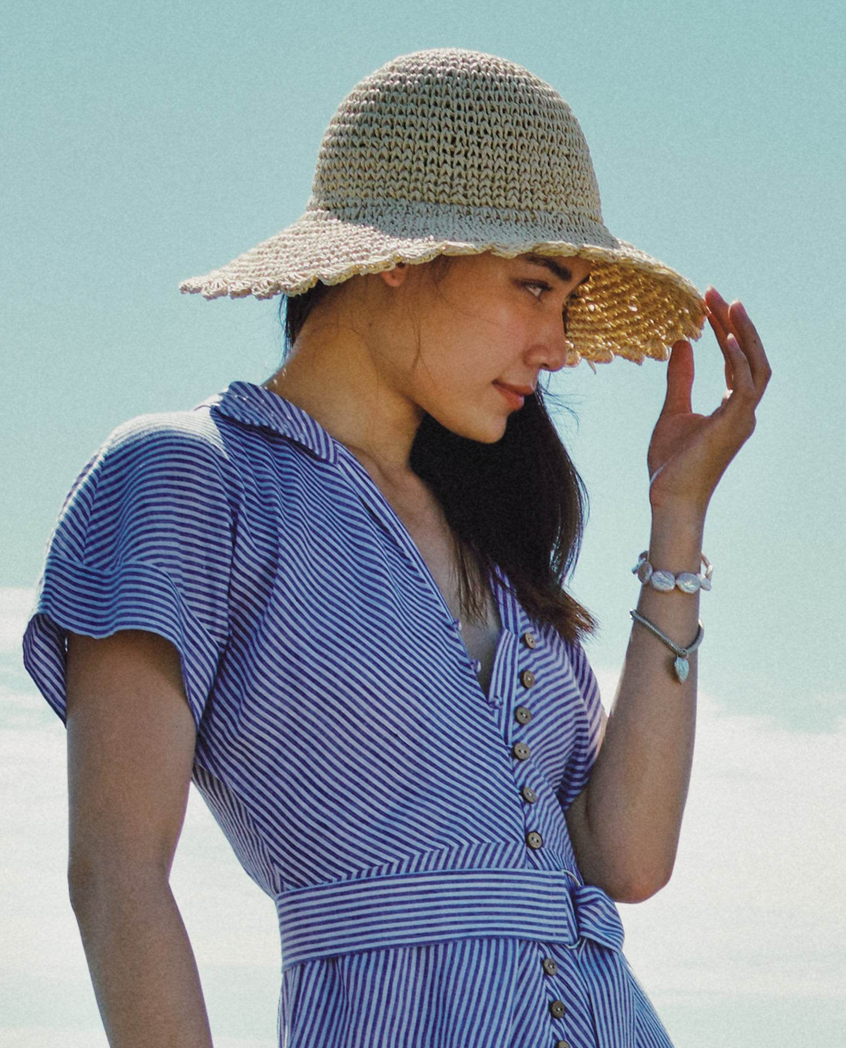 Mũ Cói Rộng Vành ACC411 - Hity