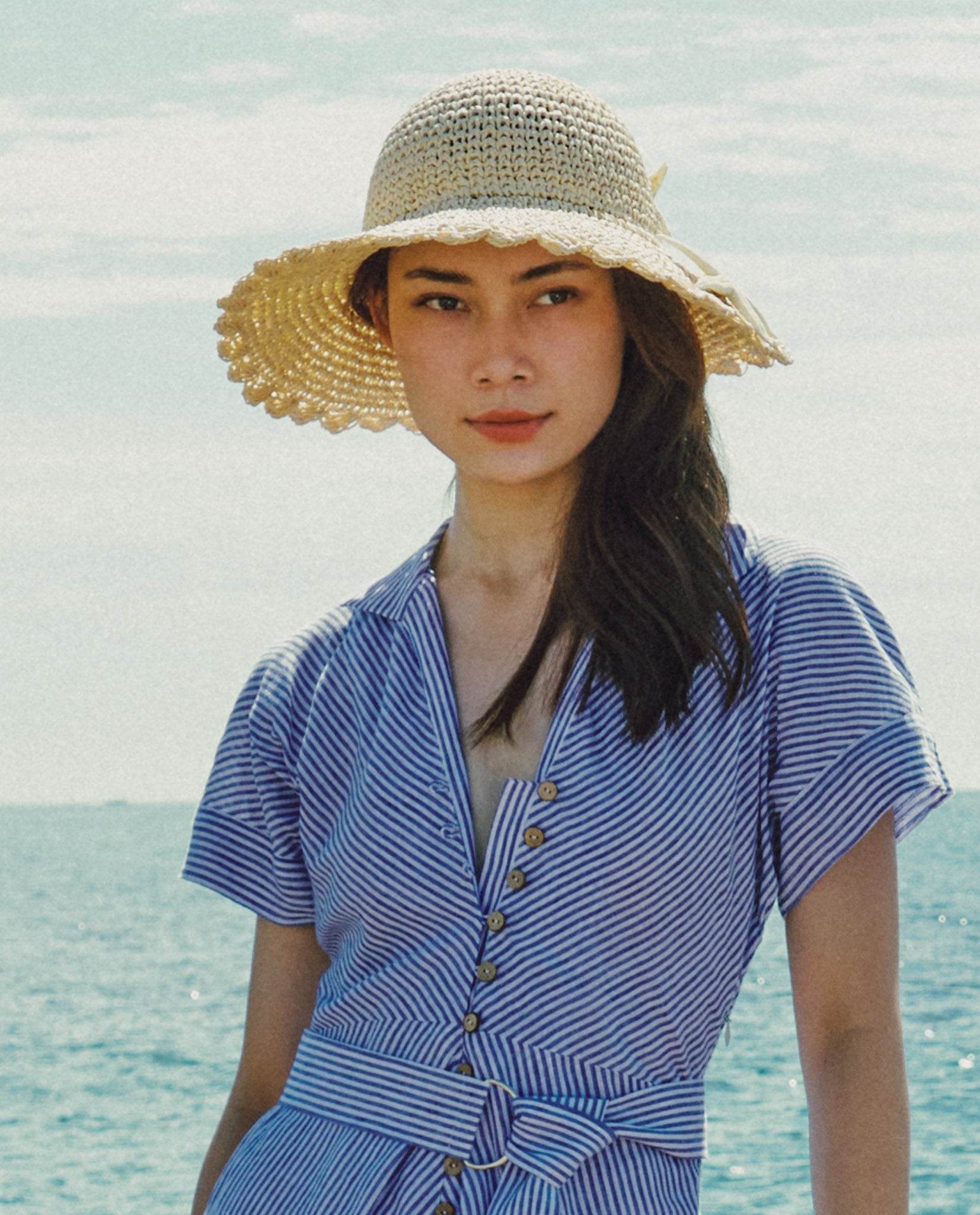 Mũ Cói Rộng Vành ACC411 - Hity