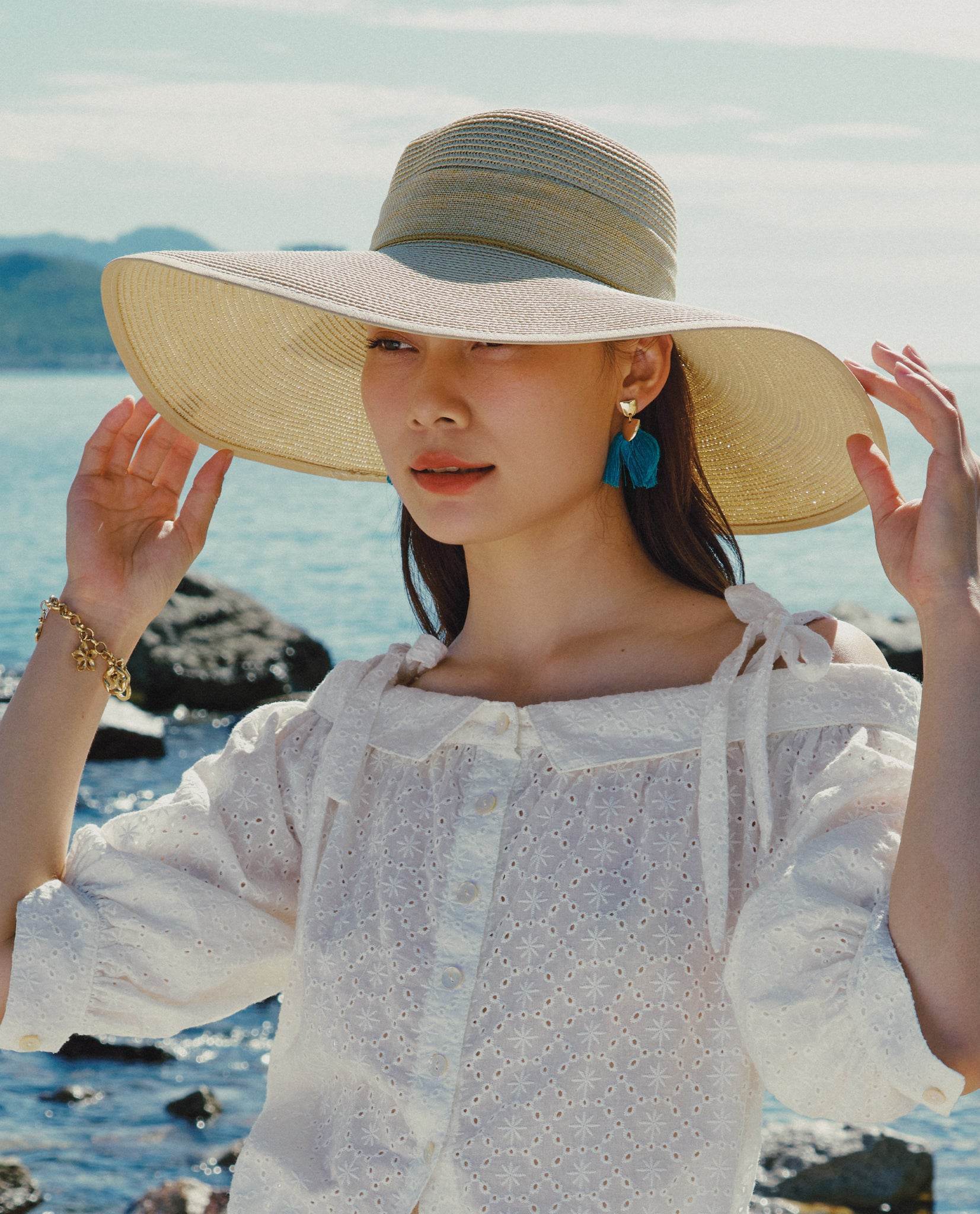 Mũ Cói Rộng Vành ACC426 - Hity