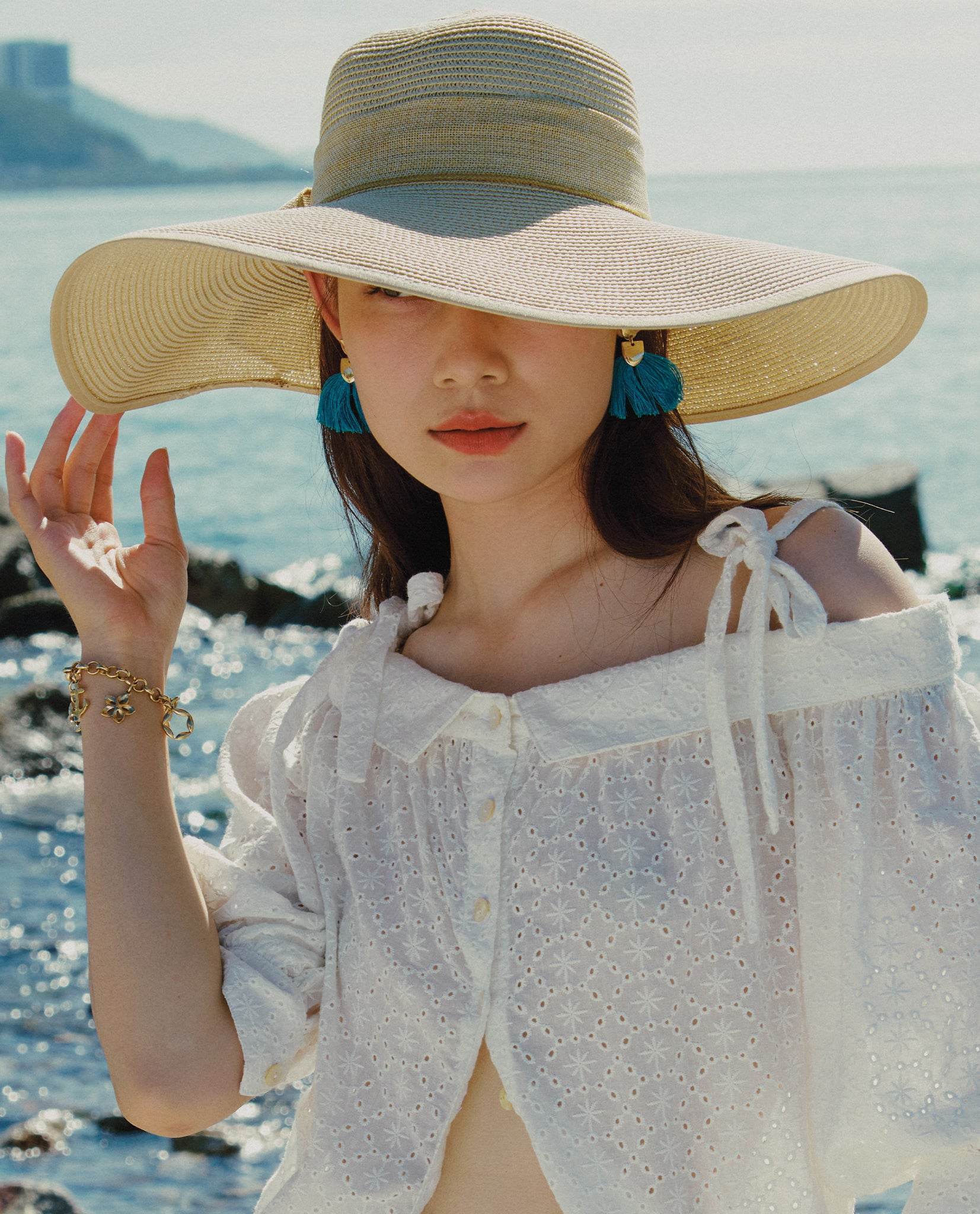 Mũ Cói Rộng Vành ACC426 - Hity