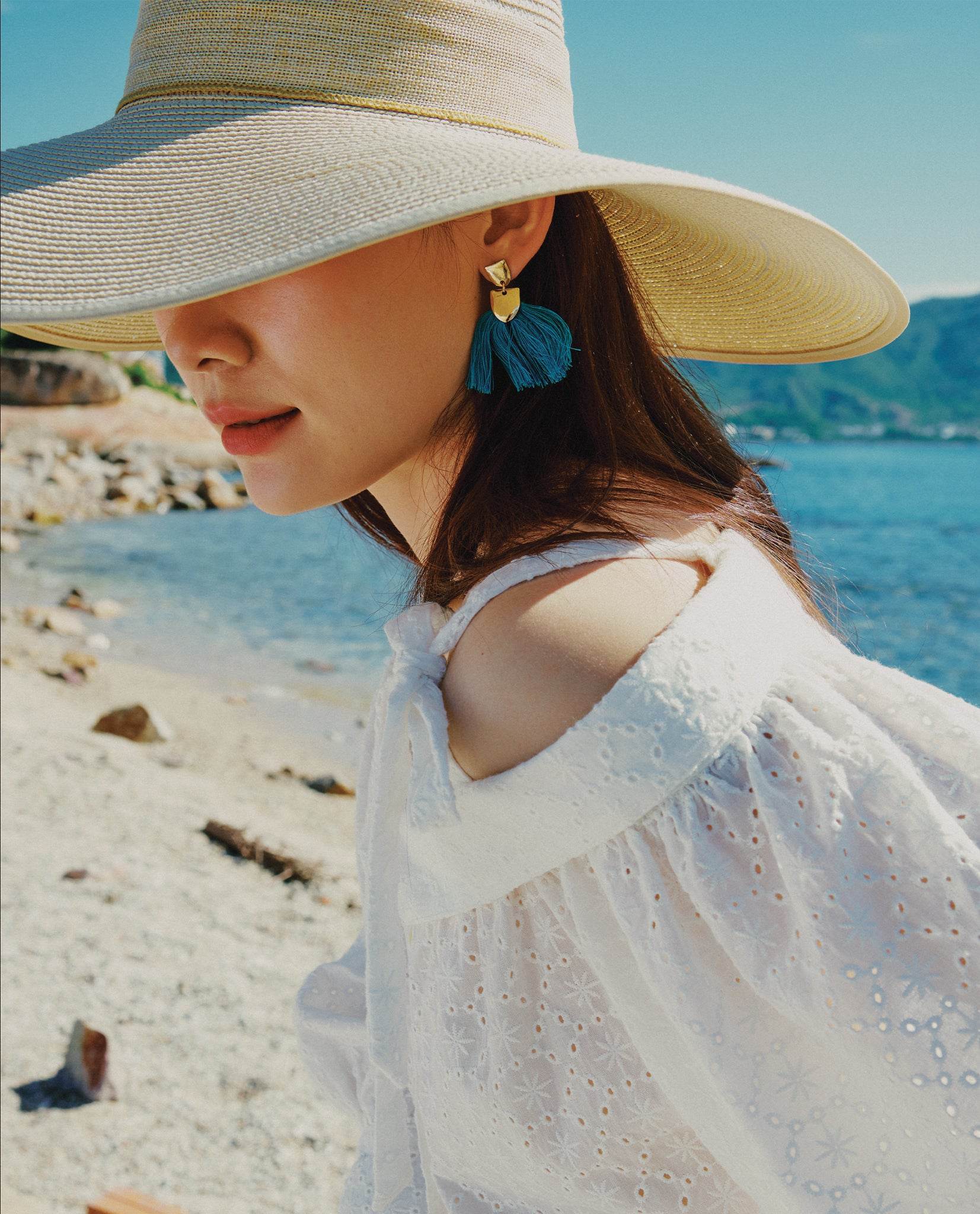 Mũ Cói Rộng Vành ACC426 - Hity