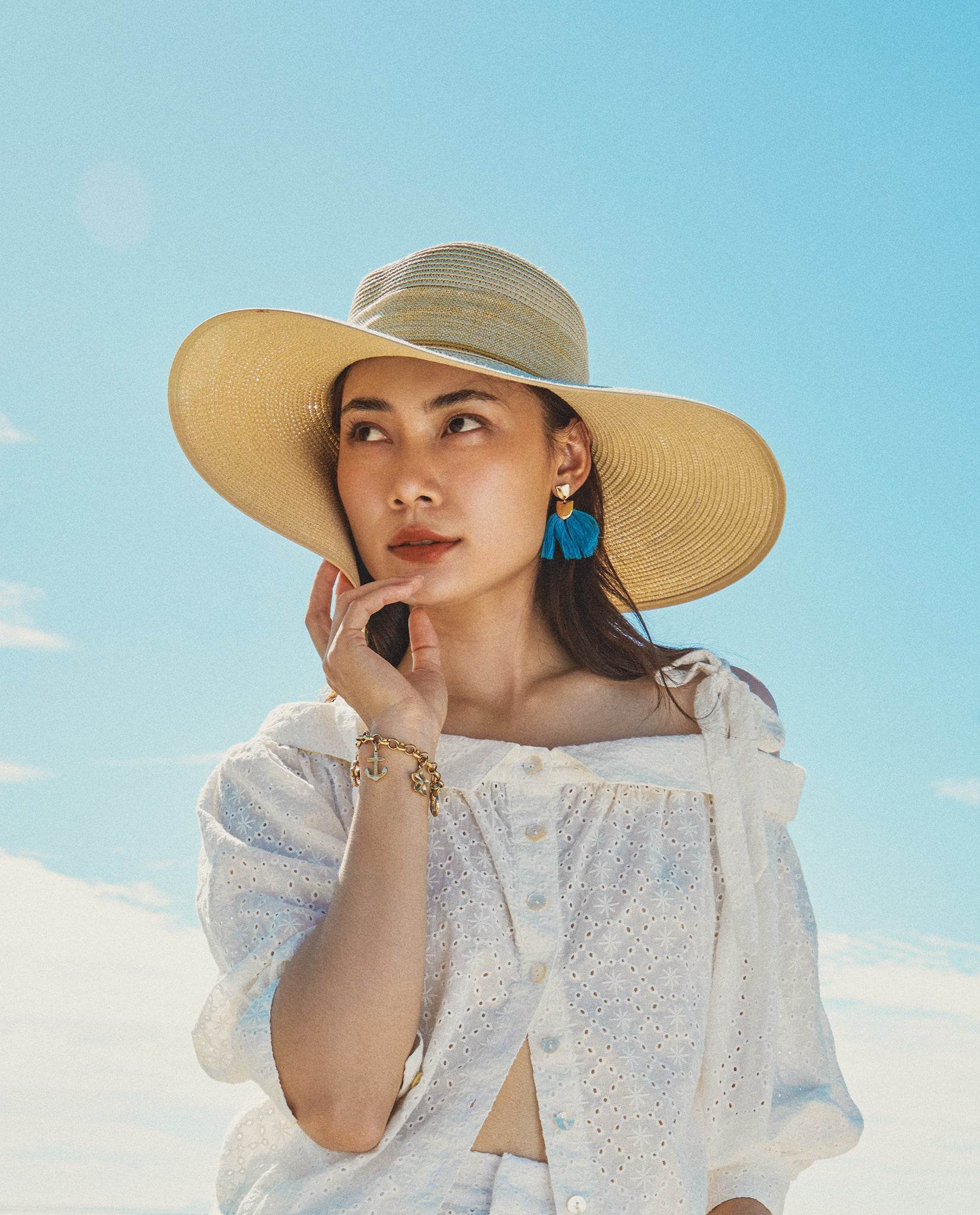 Mũ Cói Rộng Vành ACC426 - Hity