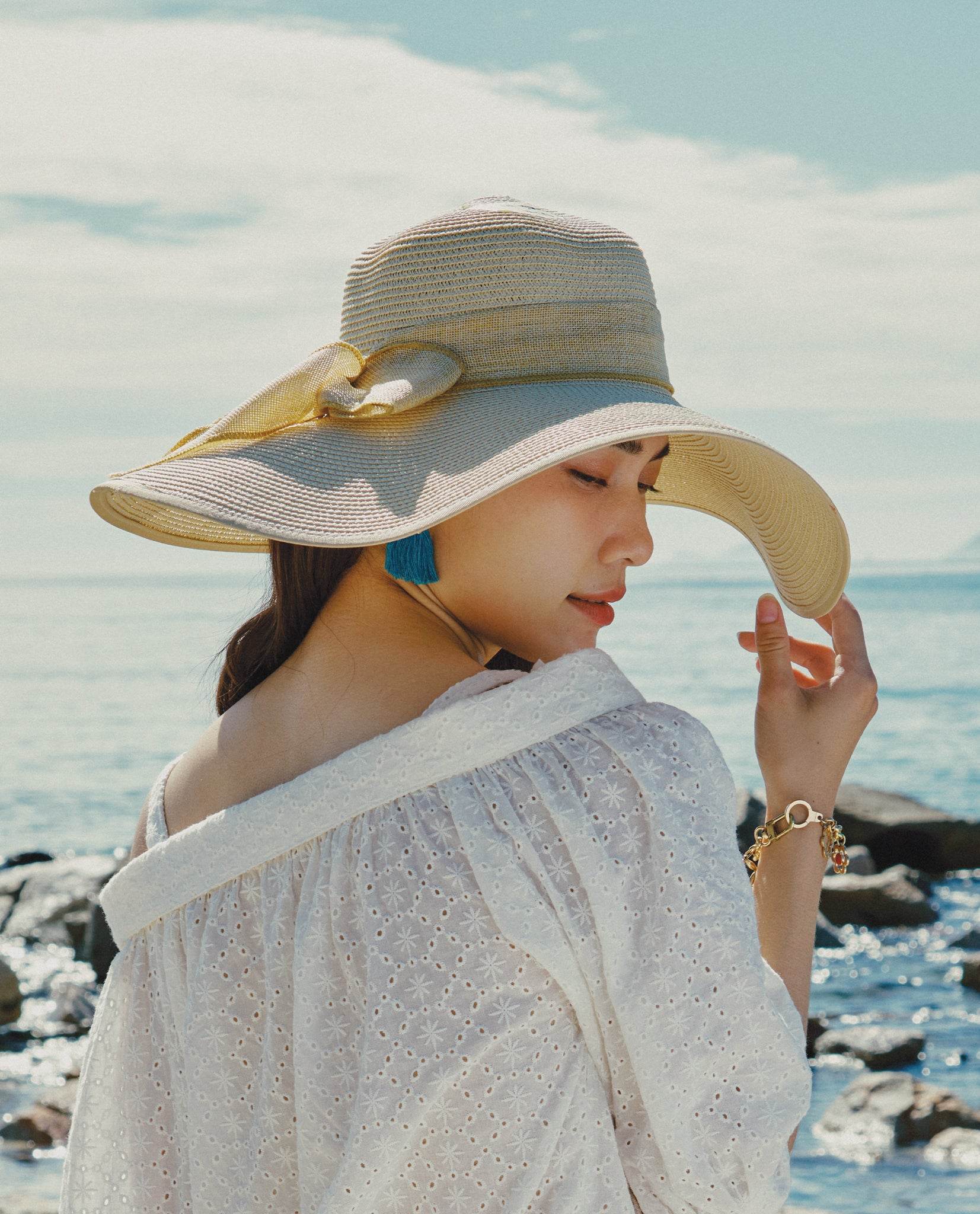 Mũ Cói Rộng Vành ACC426 - Hity