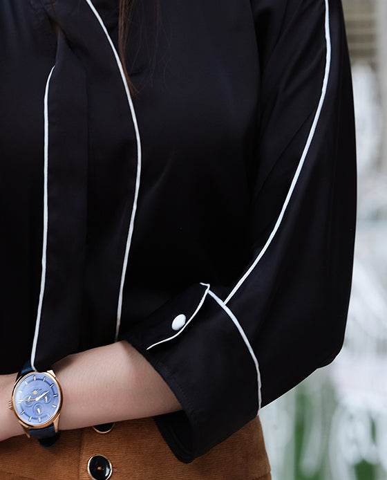 Áo Lụa Tương Phản Jelsa TOP144 - Hity