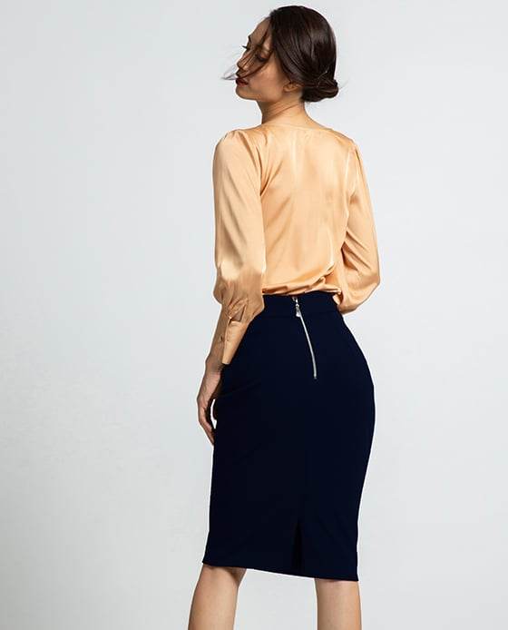 Váy Bút Chì Hải Quân SKI031 - Hity