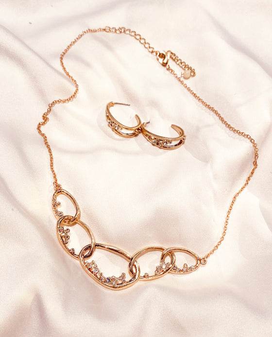 Bộ Vòng Cổ Bông Tai Anna ACC374 - Hity