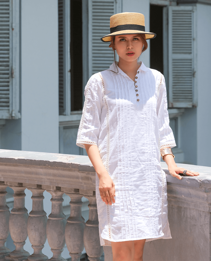 Đầm Linen Sơ Mi L'amant DRE135 - Hity