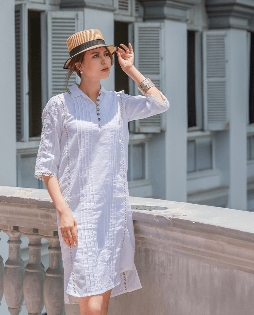 Đầm Linen Sơ Mi L'amant DRE135 - Hity