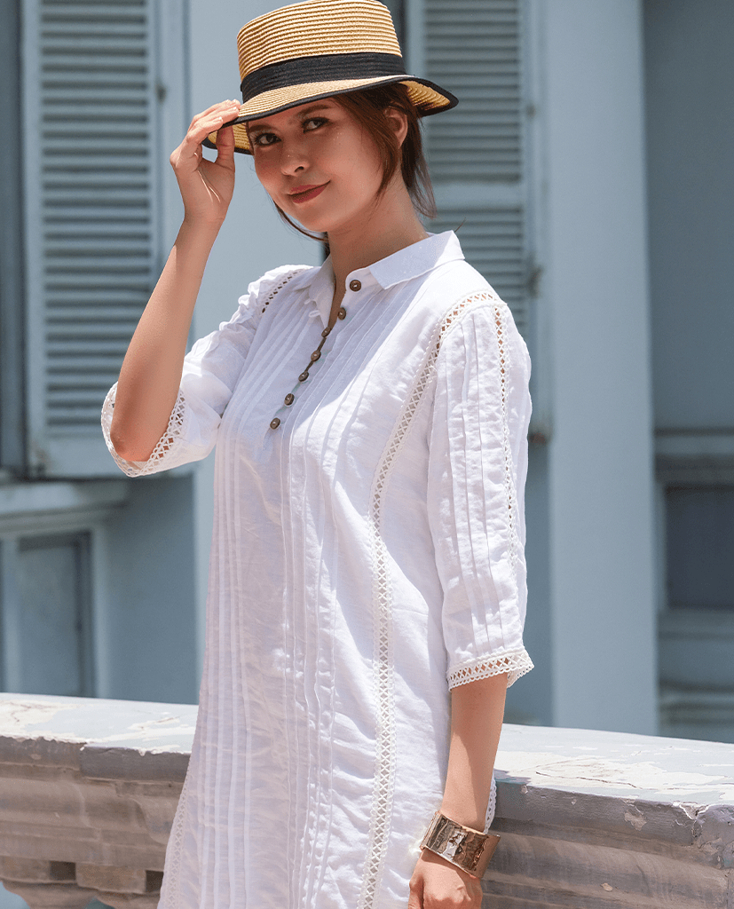 Đầm Linen Sơ Mi L'amant DRE135 - Hity