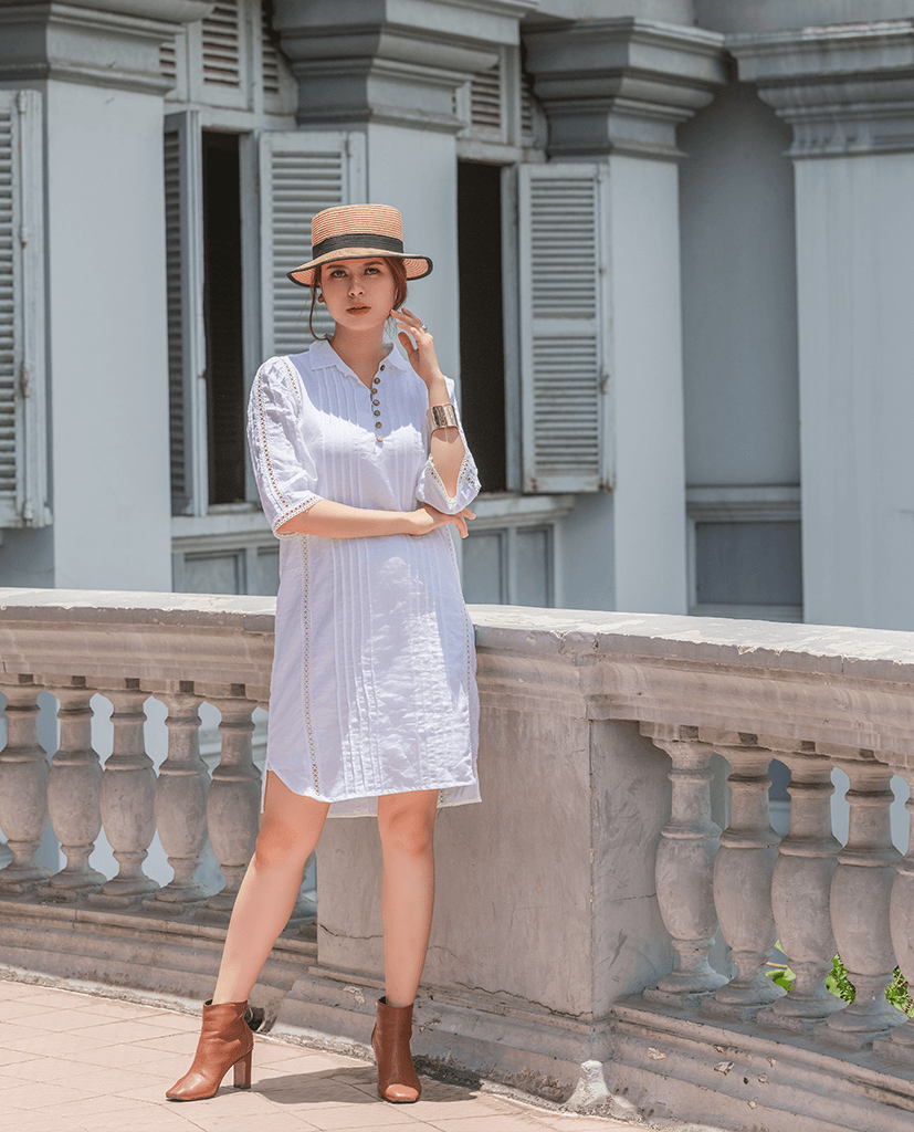 Đầm Linen Sơ Mi L'amant DRE135 - Hity