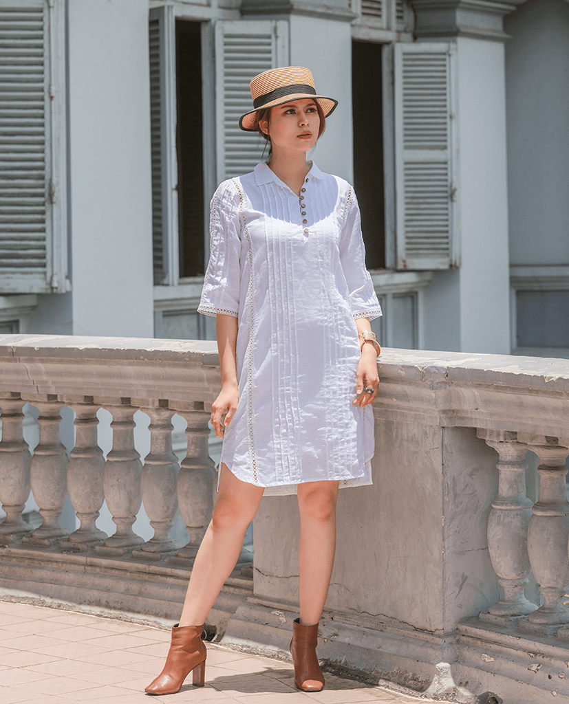 Đầm Linen Sơ Mi L'amant DRE135 - Hity