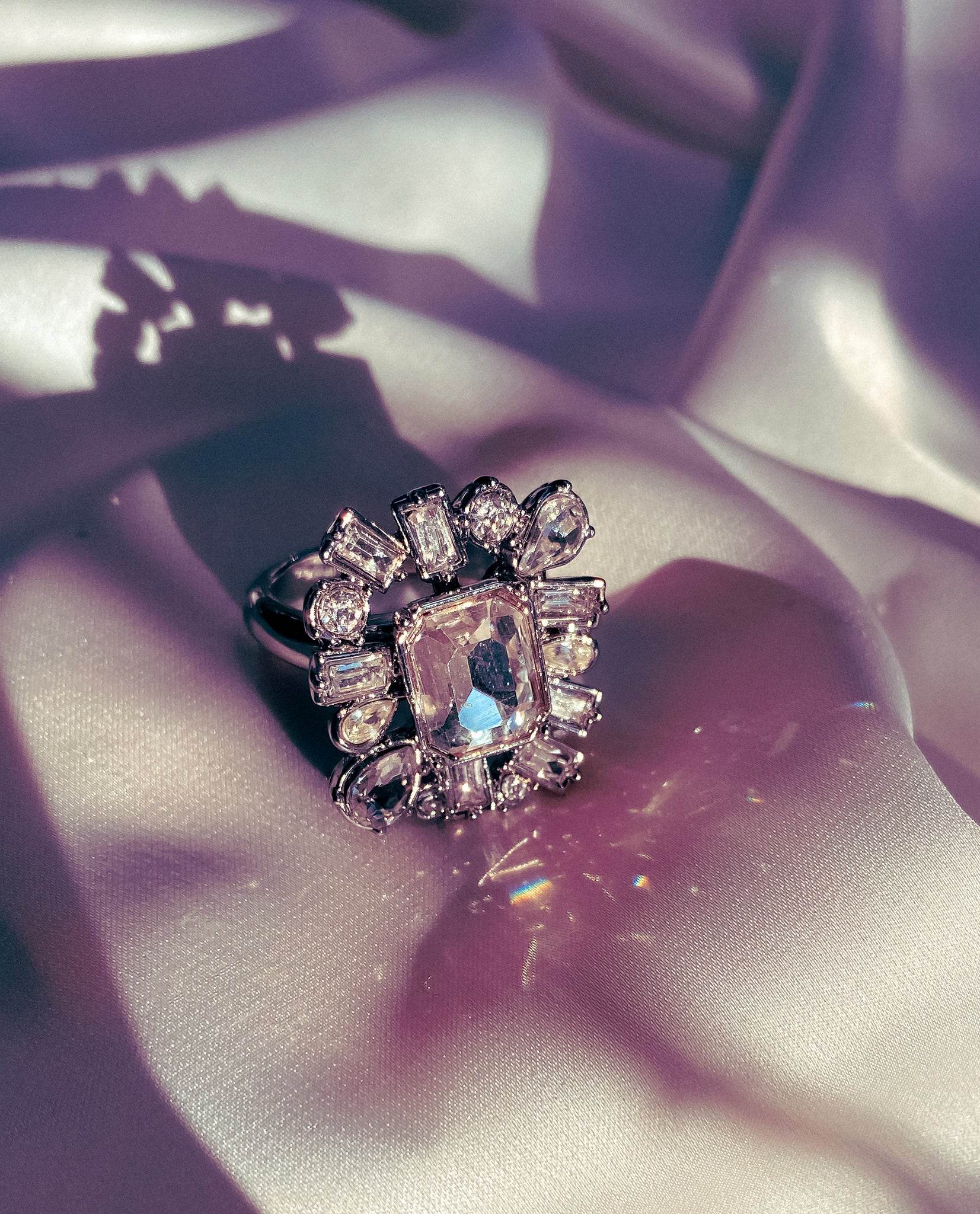 Nhẫn Statement Đá Trắng ACC330 - Hity