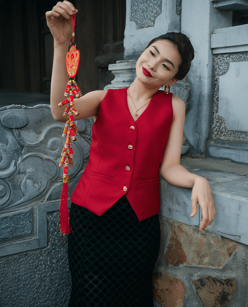 Áo Gilet Tweed Phúc TOP203 - Hity