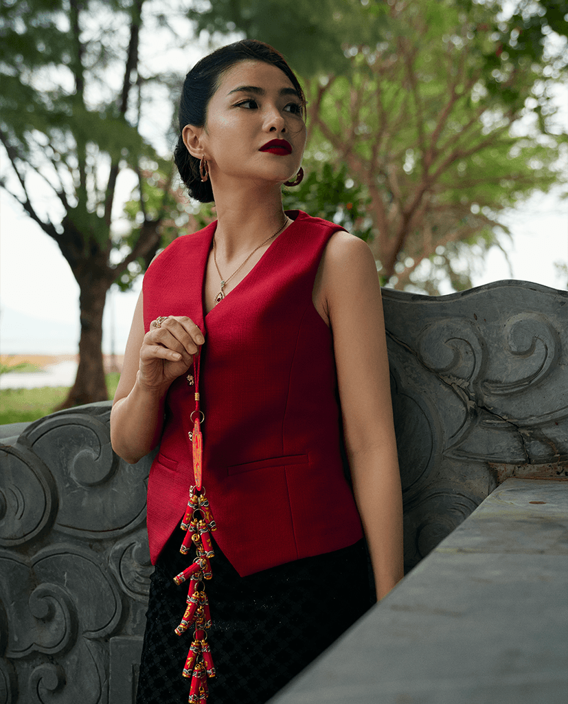 Áo Gilet Tweed Phúc TOP203 - Hity