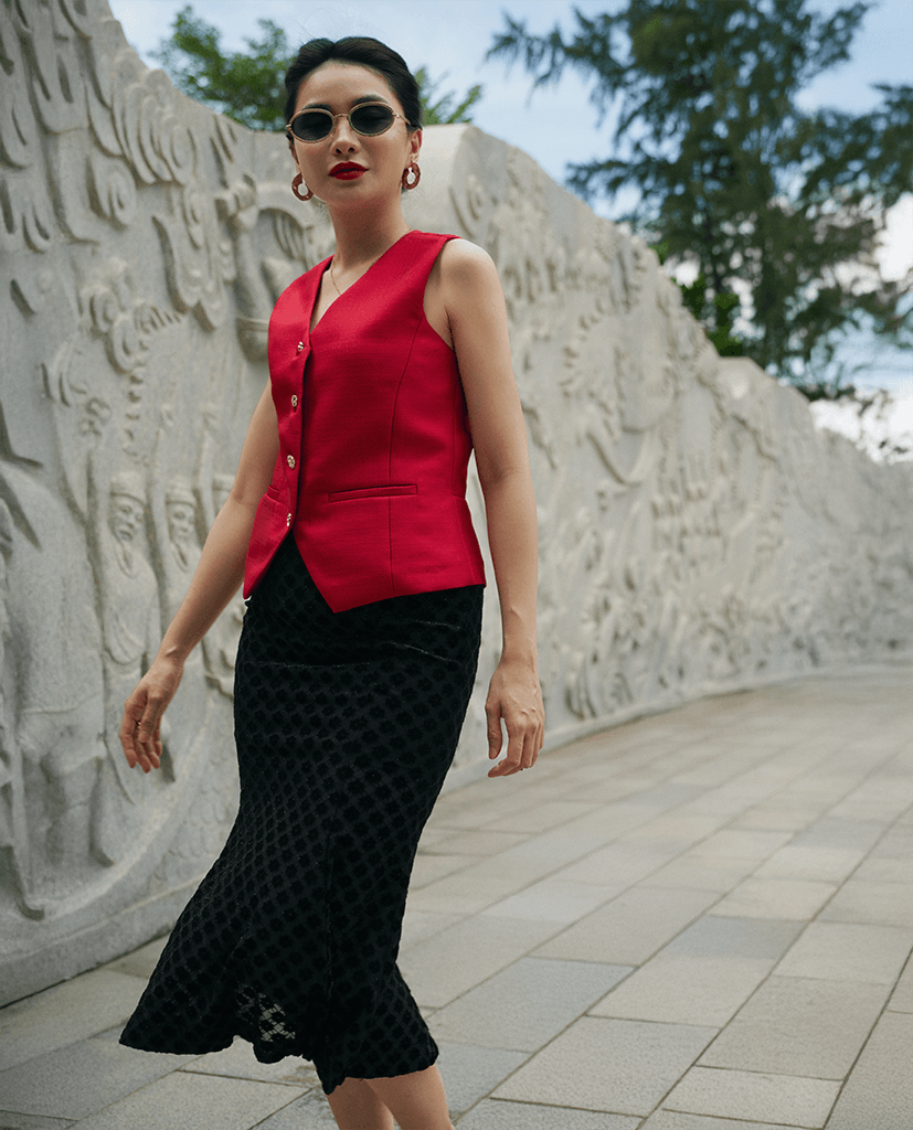 Áo Gilet Tweed Phúc TOP203 - Hity